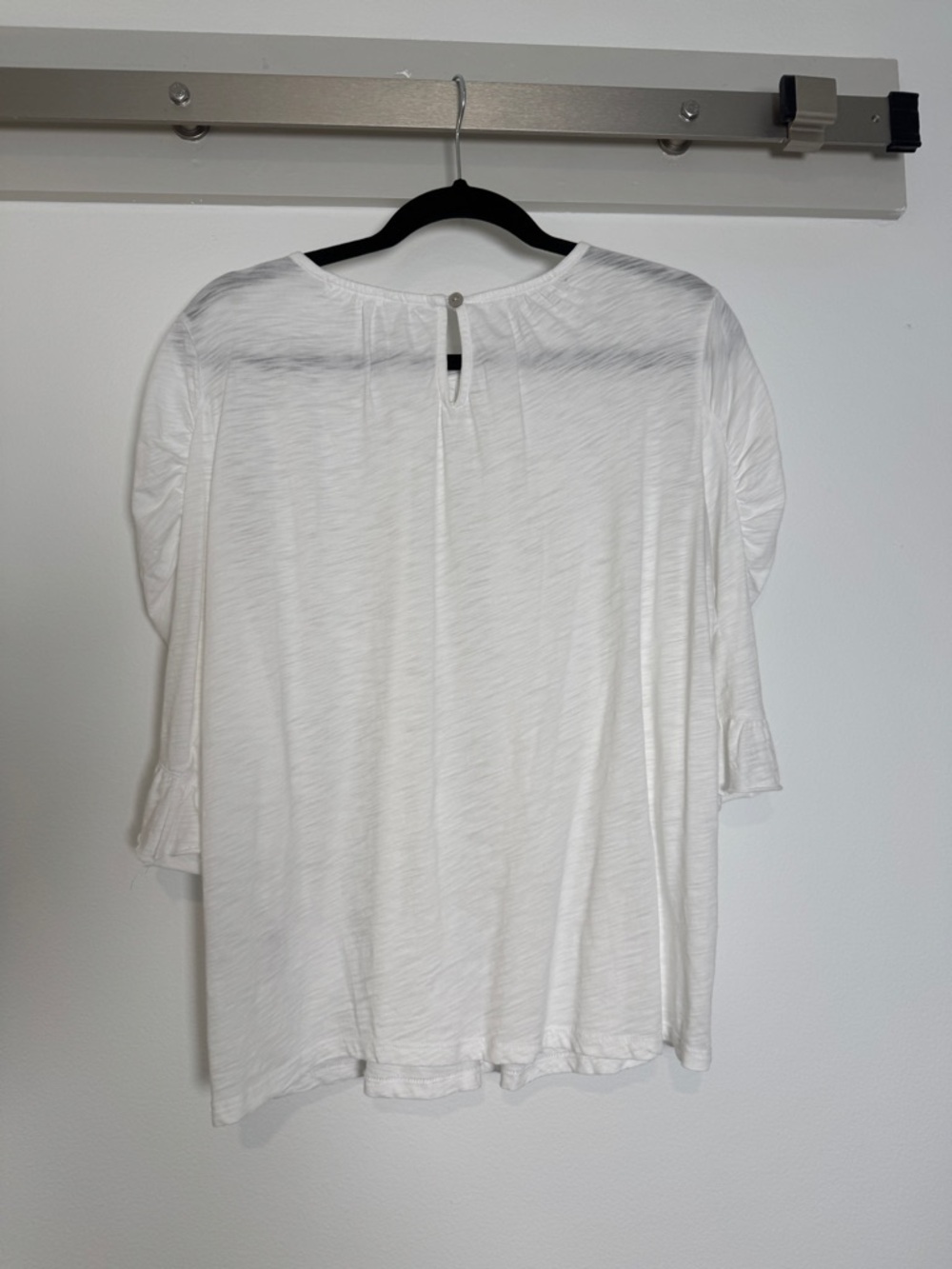 Goldie White Scoop Neck Women’s Blouse Size Small or Medium - Picture 3 of 8